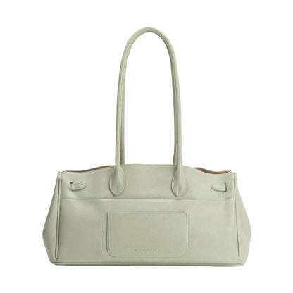 Mint Rocky Recycled Vegan Leather Shoulder Bag - Melie Bianco