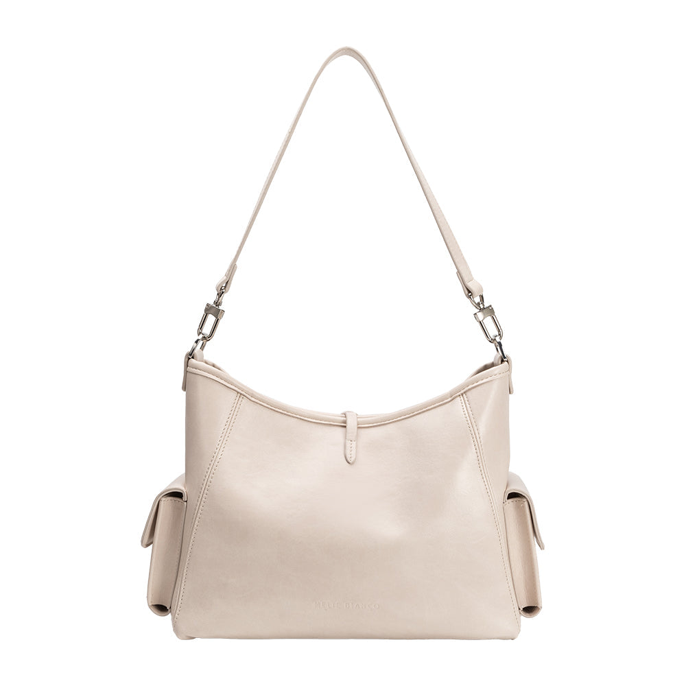 Bone Rory Recycled Vegan Leather Crossbody Shoulder Bag - Melie Bianco