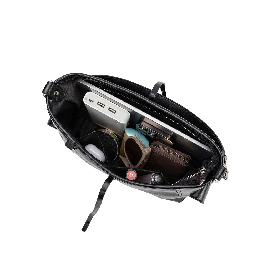 Bone Rory Recycled Vegan Leather Crossbody Shoulder Bag - Melie Bianco