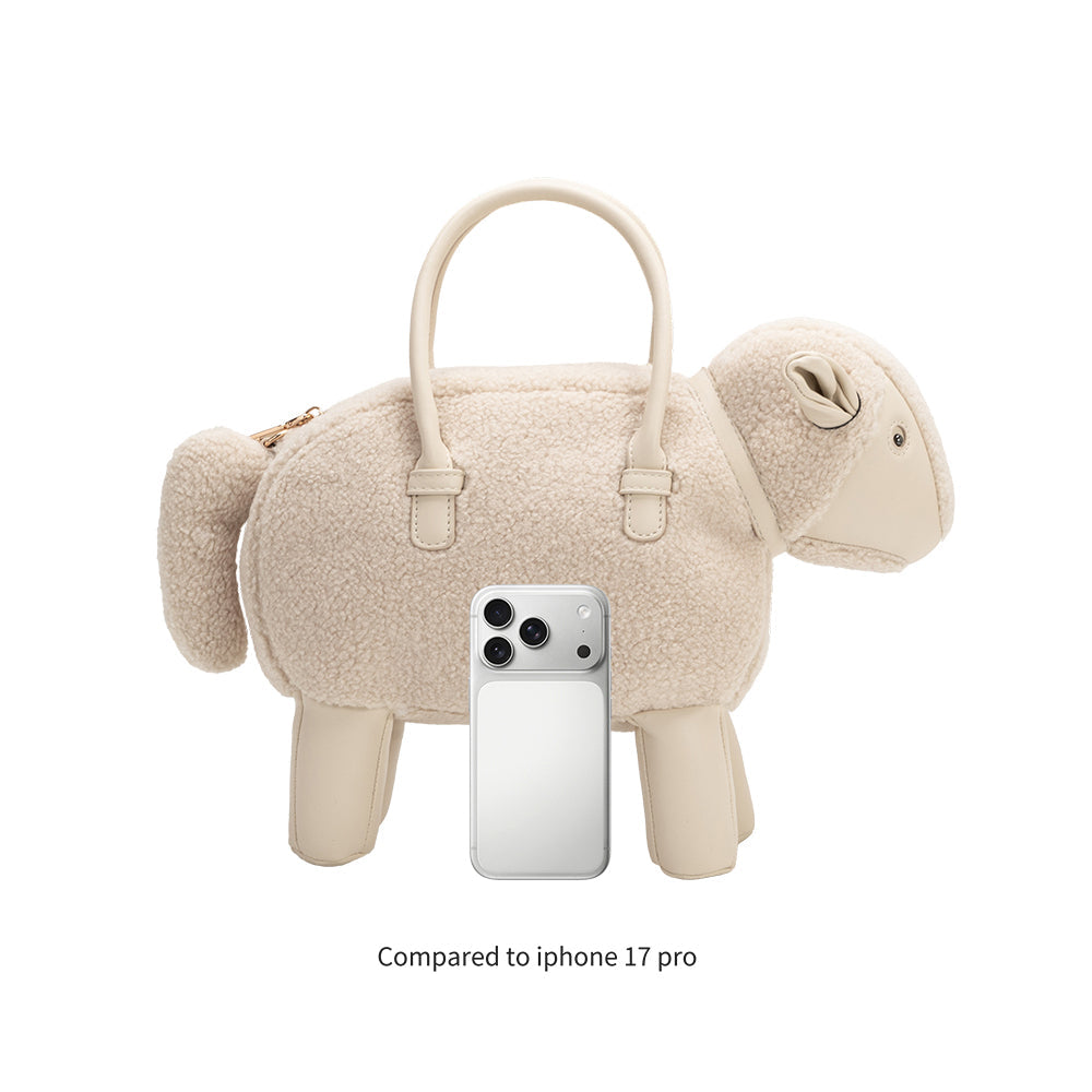 Chocolate Sheep Vegan Leather Crossbody Bag - Melie Bianco