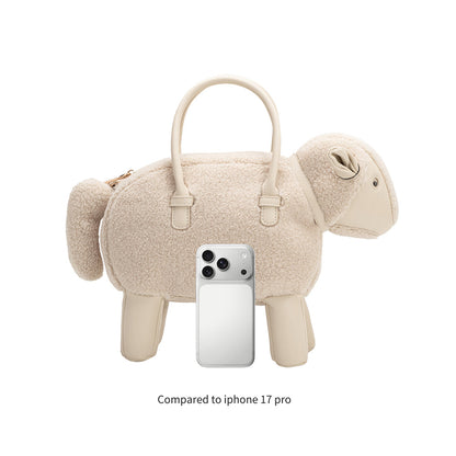 Chocolate Sheep Vegan Leather Crossbody Bag - Melie Bianco