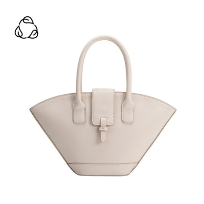 Ivory Violet Recycled Vegan Leather Crossbody Bag - Melie Bianco