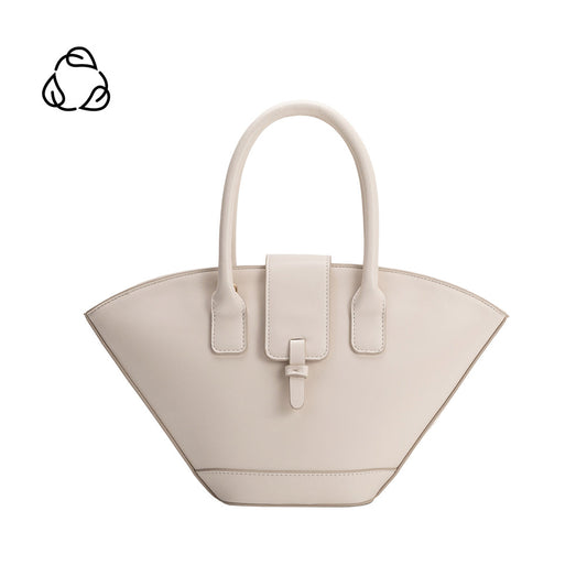 Ivory Violet Recycled Vegan Leather Crossbody Bag - Melie Bianco