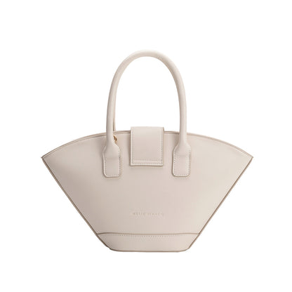 Ivory Violet Recycled Vegan Leather Crossbody Bag - Melie Bianco