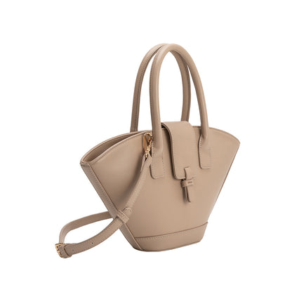 Nude Violet Recycled Vegan Leather Crossbody Bag - Melie Bianco