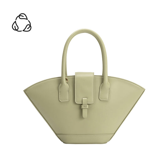 Mint Violet Recycled Vegan Leather Crossbody Bag - Melie Bianco