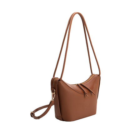 Saddle Wesley Recycled Vegan Leather Shoulder Bag - Melie Bianco