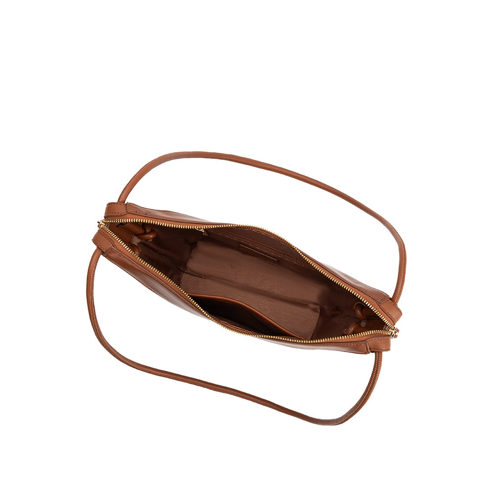 Saddle Wesley Recycled Vegan Leather Shoulder Bag - Melie Bianco