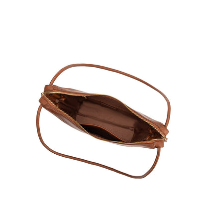 Saddle Wesley Recycled Vegan Leather Shoulder Bag - Melie Bianco