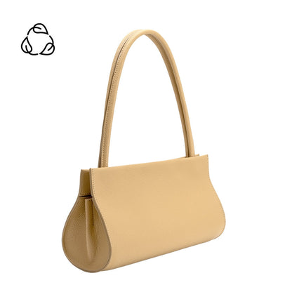 Yellow Ryleigh Recycled Vegan Leather Shoulder Bag - Melie Bianco