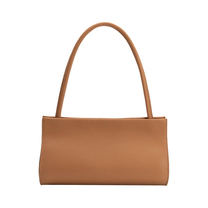 Tan Ryleigh Recycled Vegan Leather Shoulder Bag - Melie Bianco