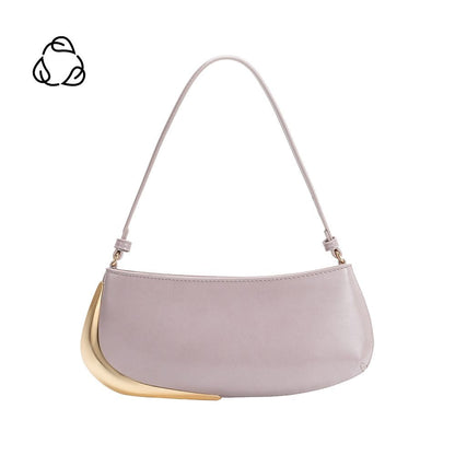 Lilac Sade Recycled Vegan Leather Shoulder Bag - Melie Bianco