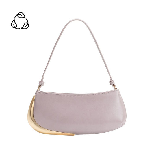 Lilac Sade Recycled Vegan Leather Shoulder Bag - Melie Bianco