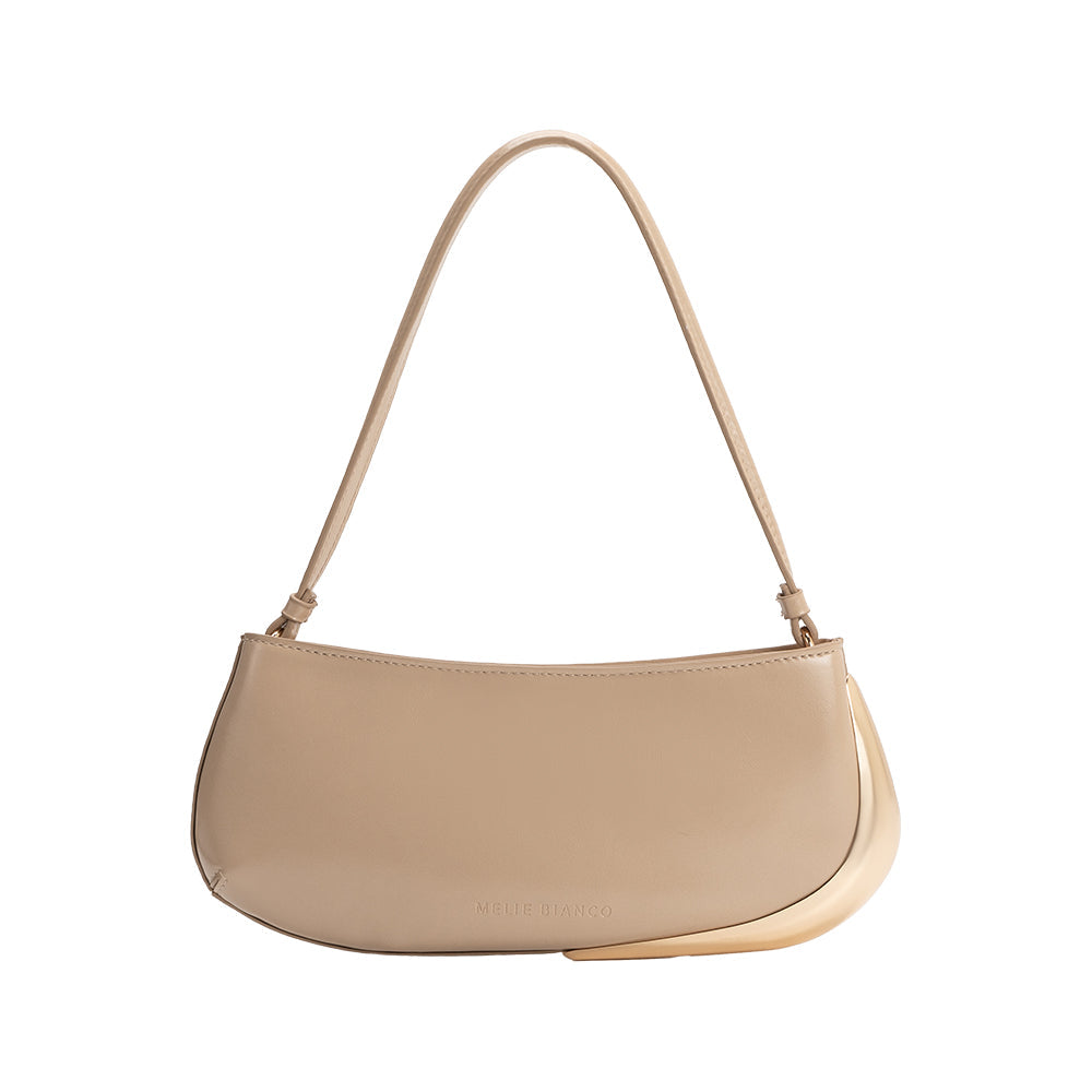 Nude Sade Recycled Vegan Leather Shoulder Bag - Melie Bianco