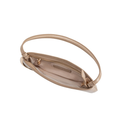 Nude Sade Recycled Vegan Leather Shoulder Bag - Melie Bianco