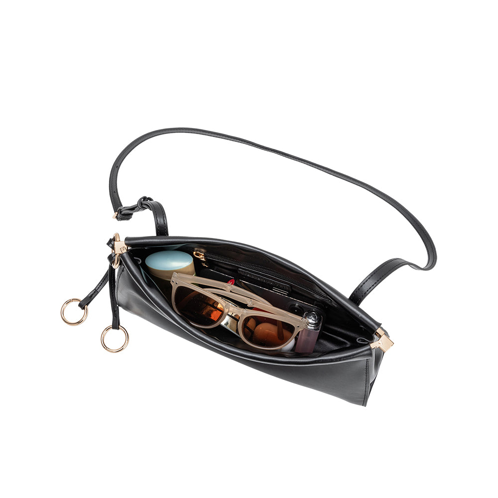 Tan Amaya Vegan Leather Shoulder Bag - Melie Bianco