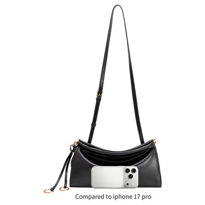 Tan Amaya Vegan Leather Shoulder Bag - Melie Bianco